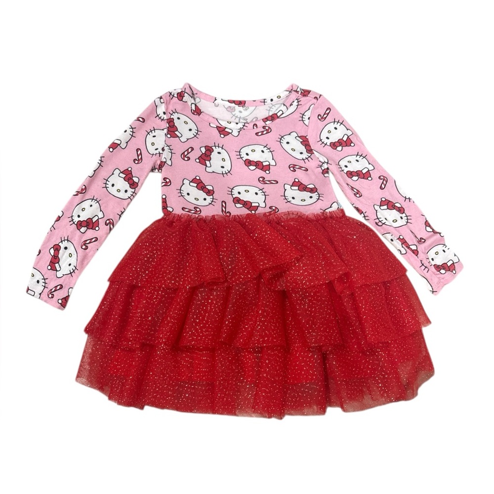 POSH PEANUT Hello Kitty Dress Xmas 2T
